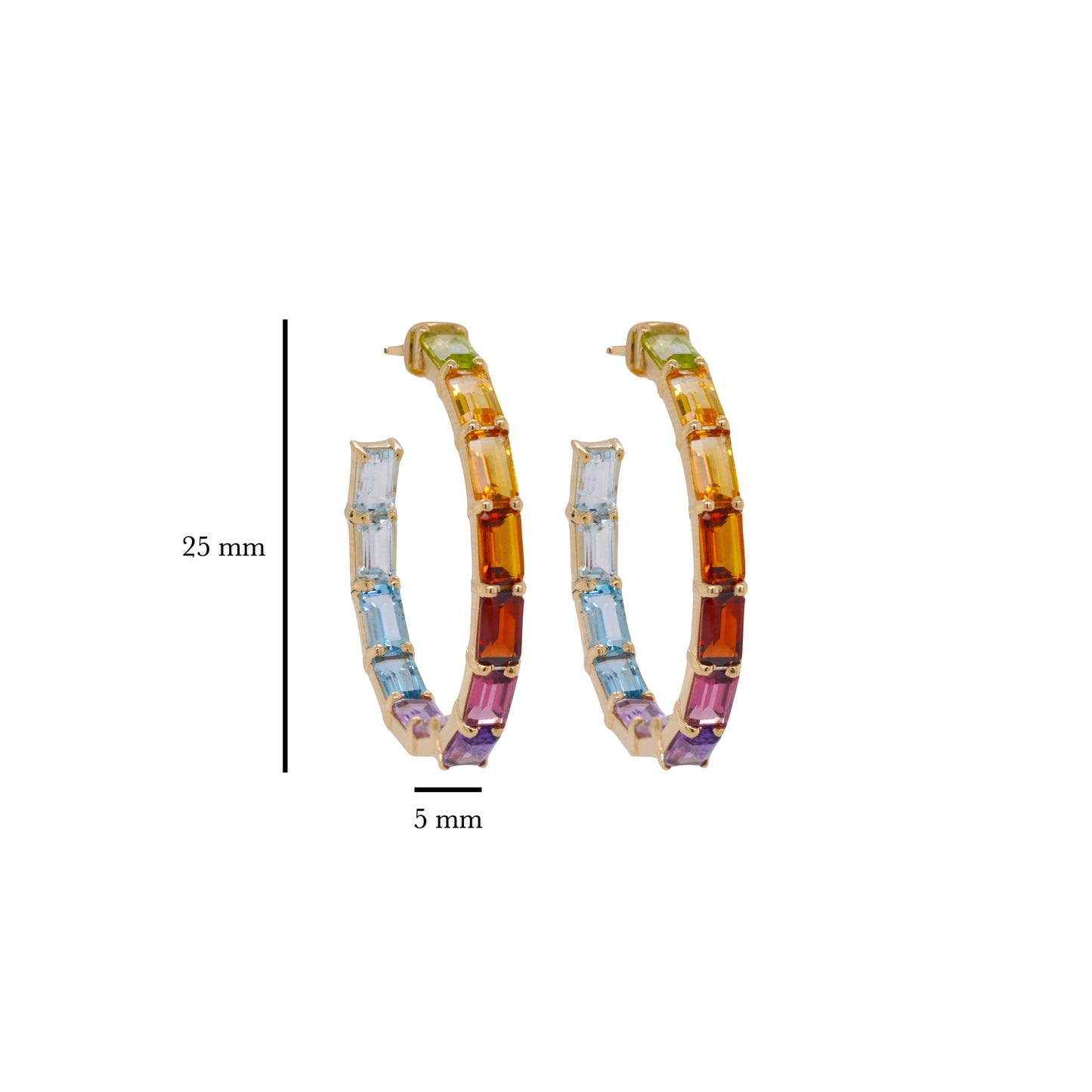 Colorful earrings for stylish looks
