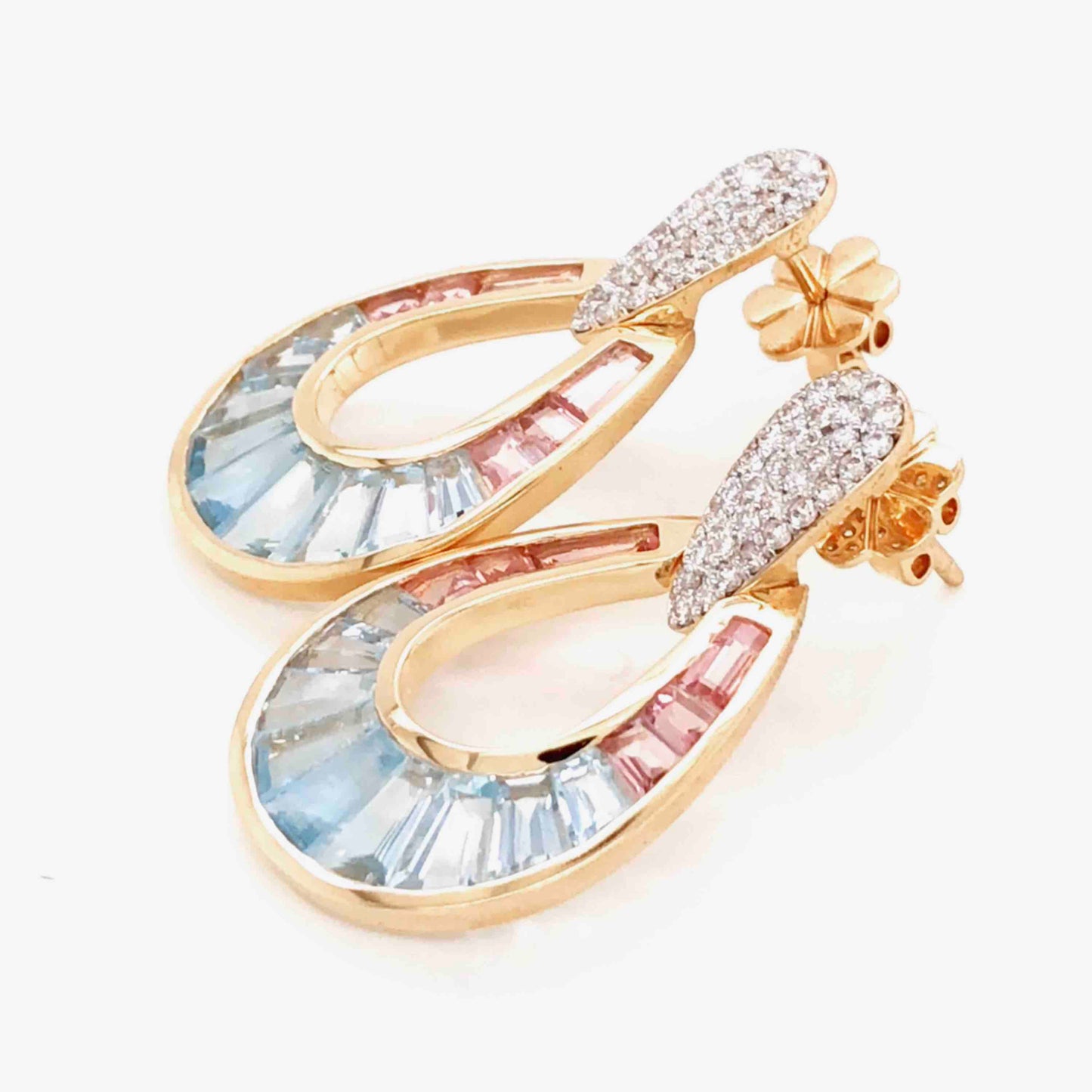 aquamarine birthstone earrings