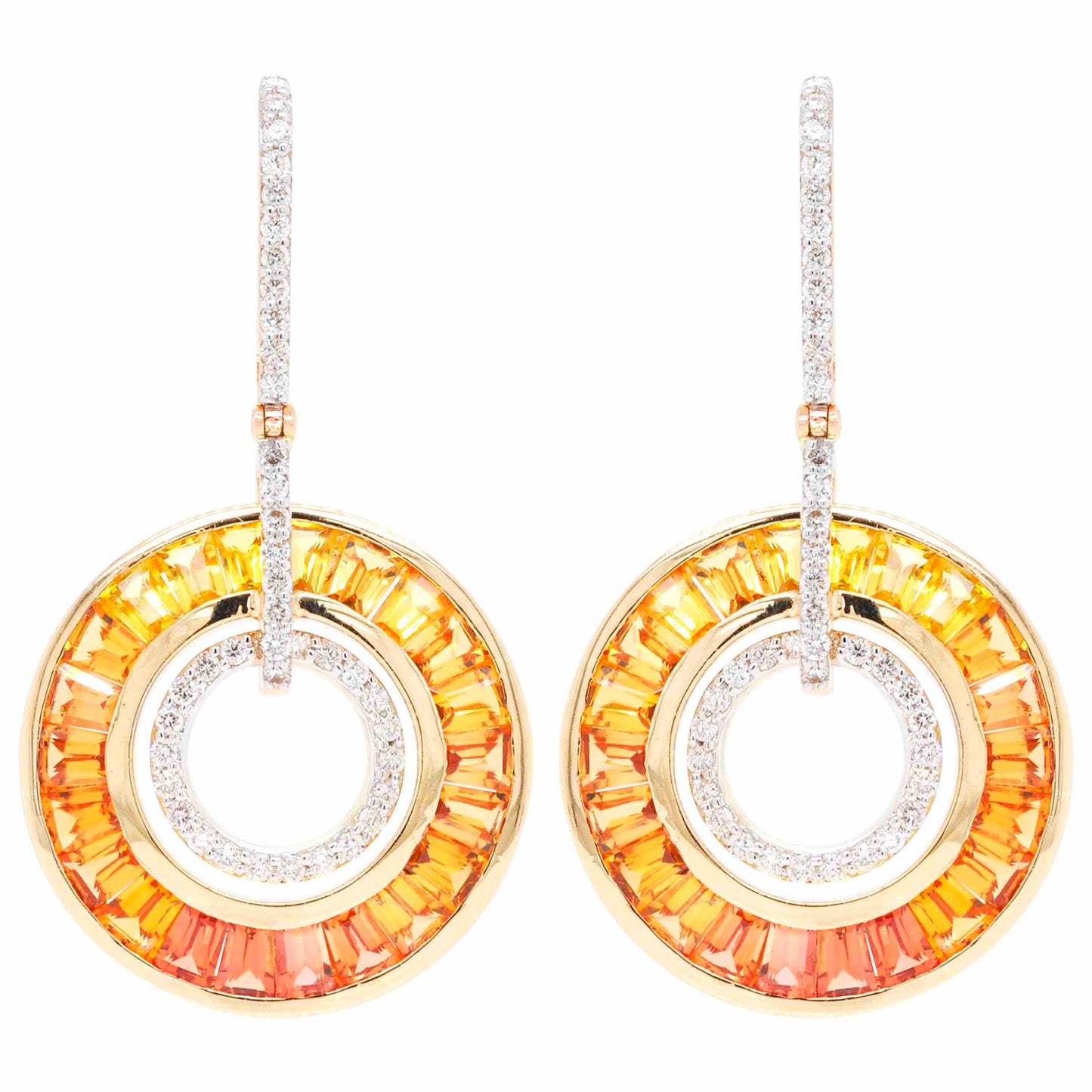 Yellow Sapphire Earrings