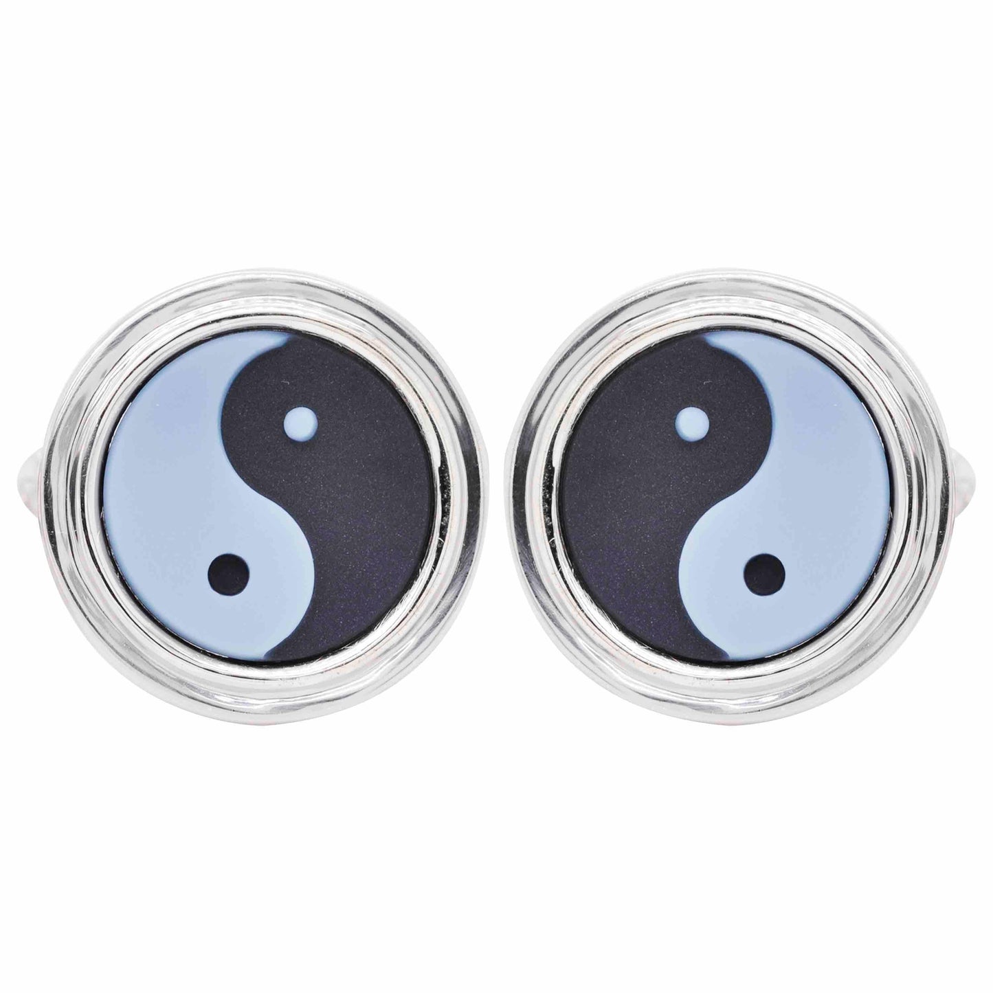 yin yang cufflinks