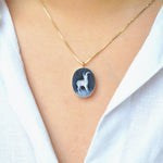 gold zodiac necklace