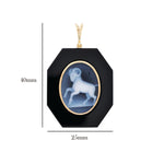 Elegant Aries Zodiac Pendant Featuring Ram Emblem.