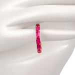 Eternity gemstone ring for women