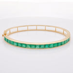 A shot of the reverse side of the 14K gold frame, emphasizing the high-end jewelry manufacturing quality.