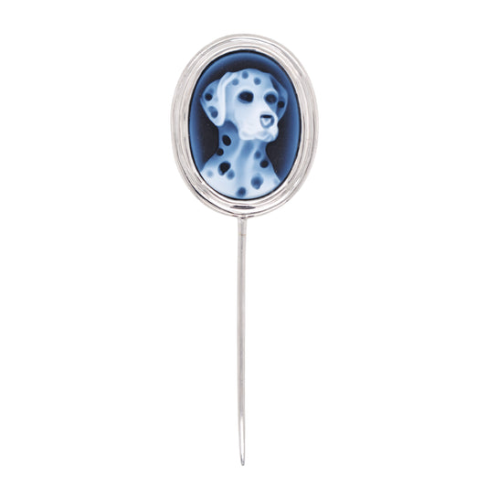 Cameo Dalmatian Lapel Pin