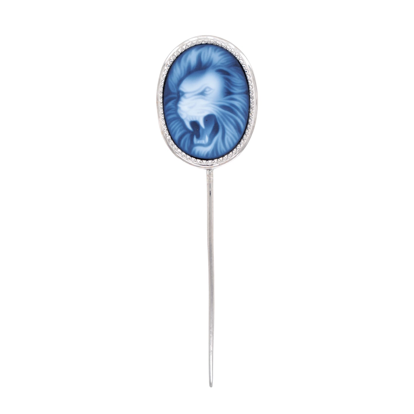 Cameo Lion Lapel Pin