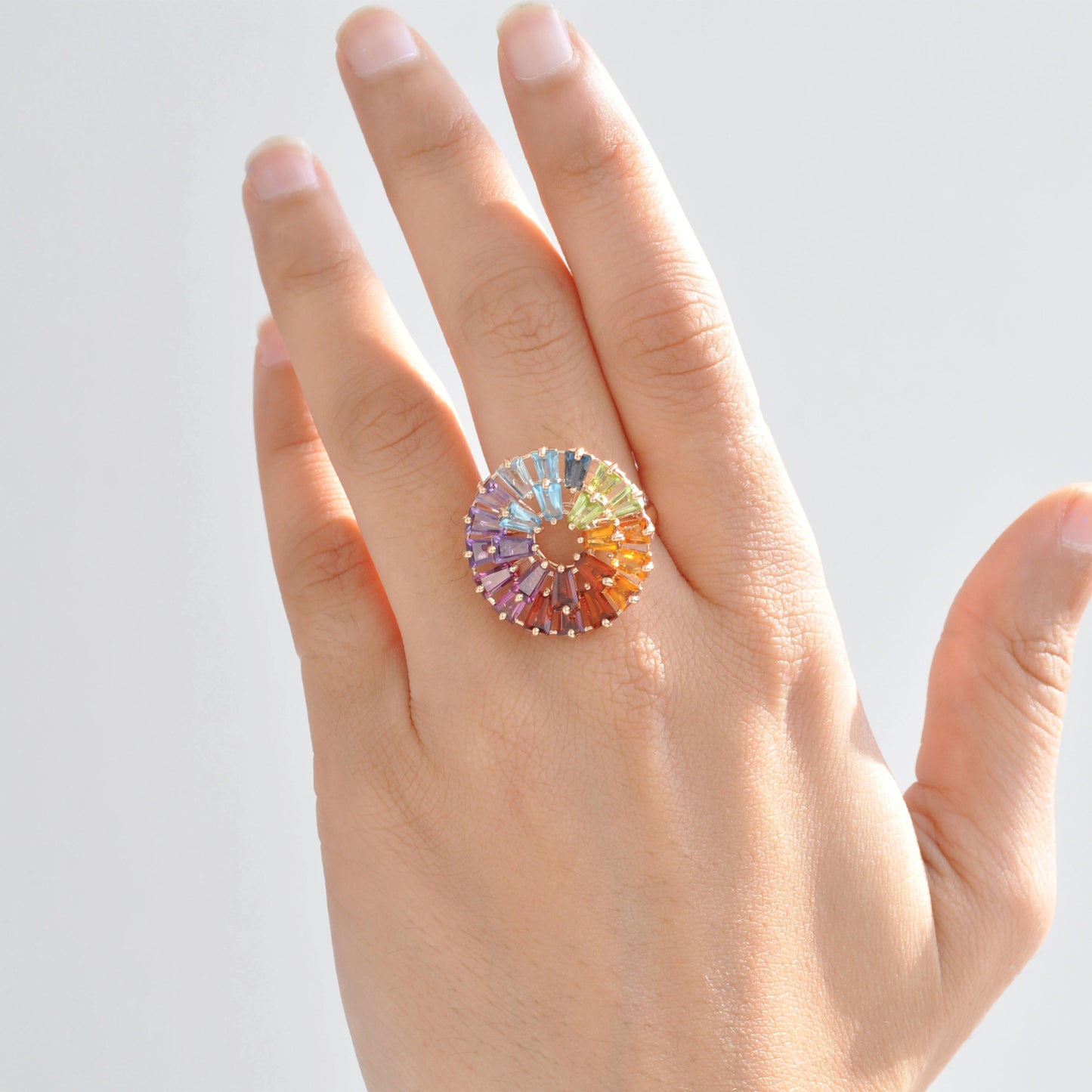 Rainbow Orbit Ring