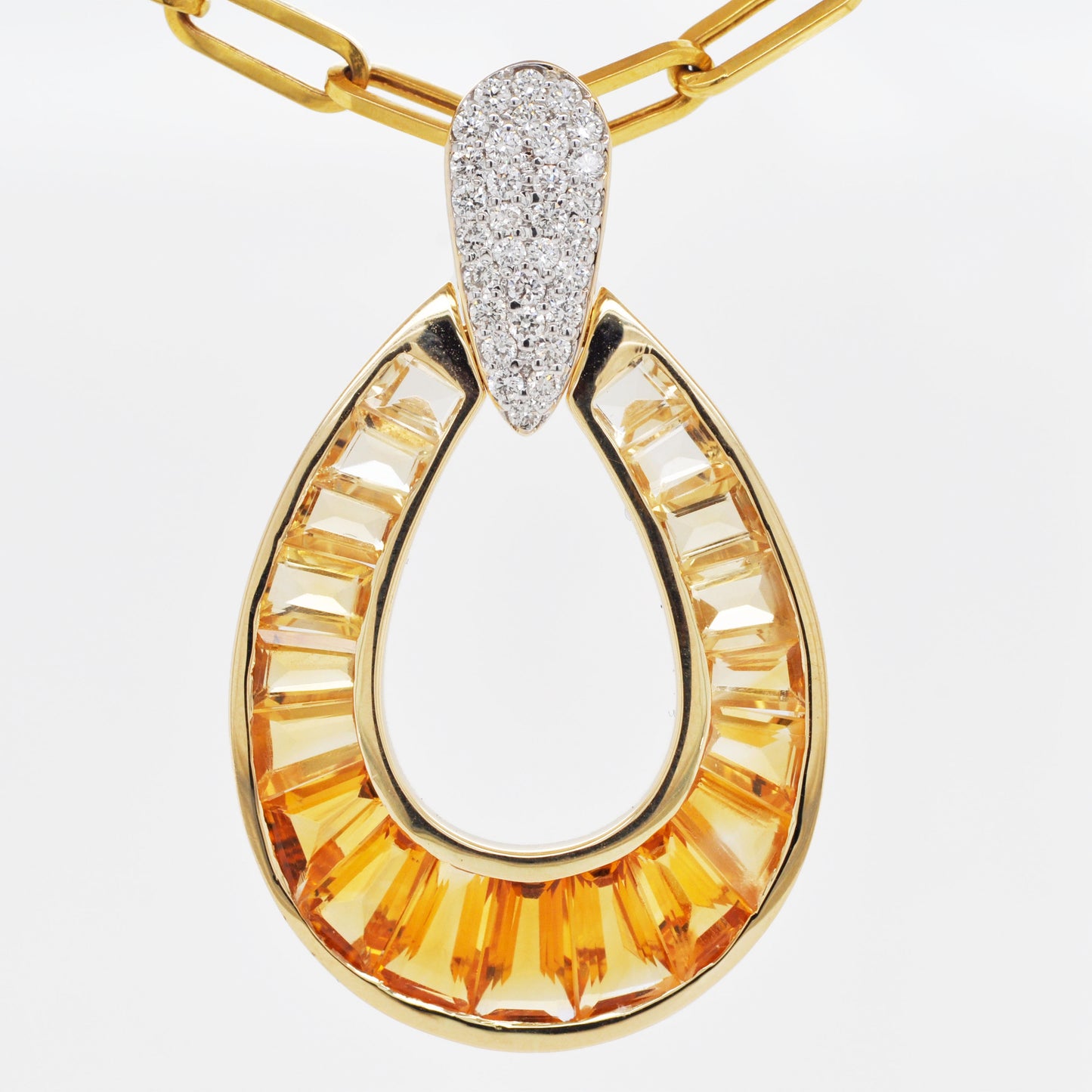 Doorknocker Citrine Pendant