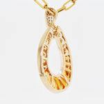 gold raindrop earrings