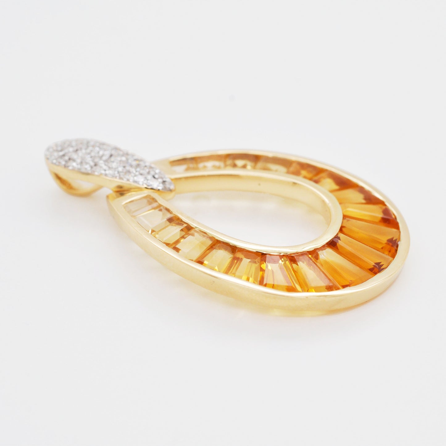citrine pendant