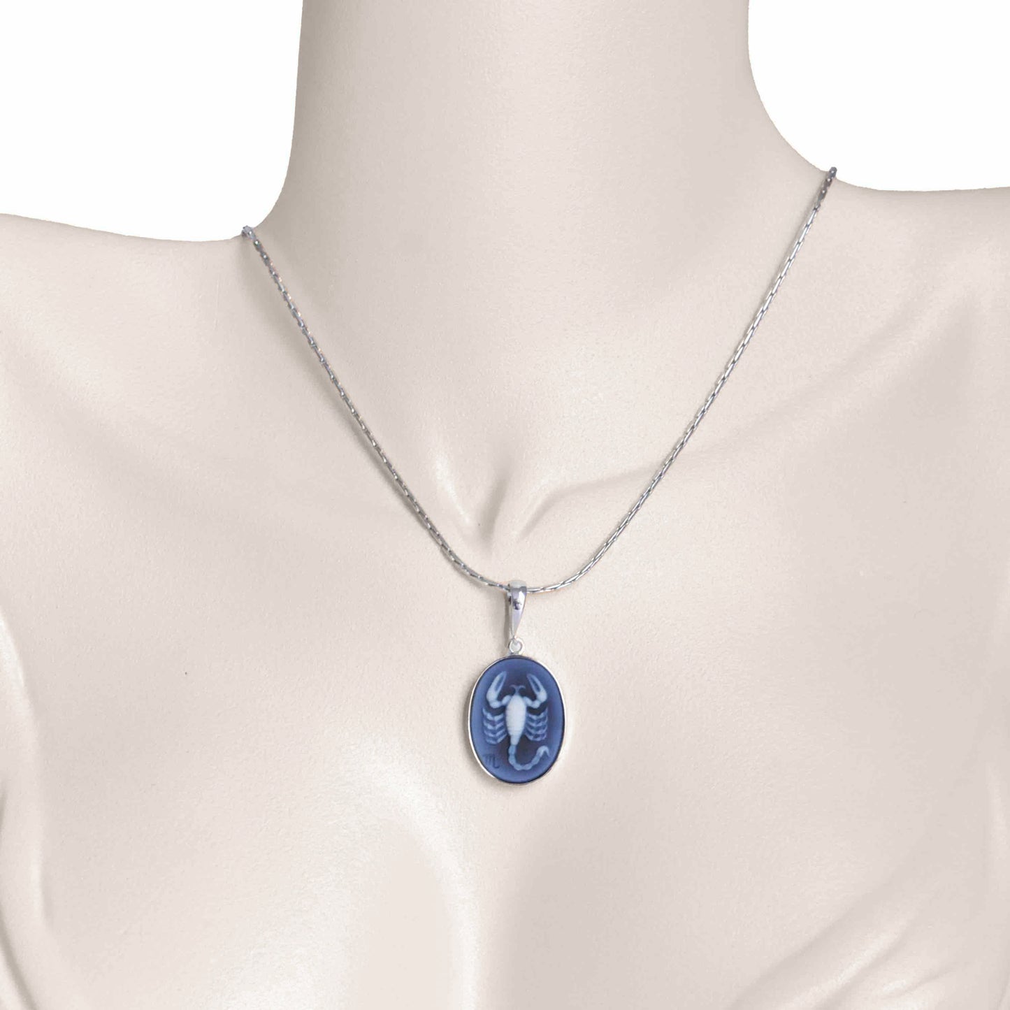 Skorpion-Kamee-Sternzeichen-Anhänger