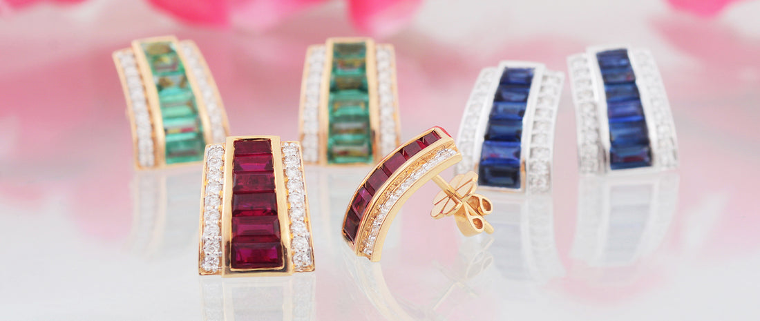 art deco stud earrings, art deco jewelry