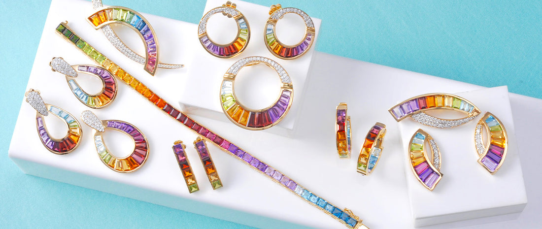 Rainbow Jewelry- Trending Gemstones Jewelry - Vaibhav Dhadda Jewelry