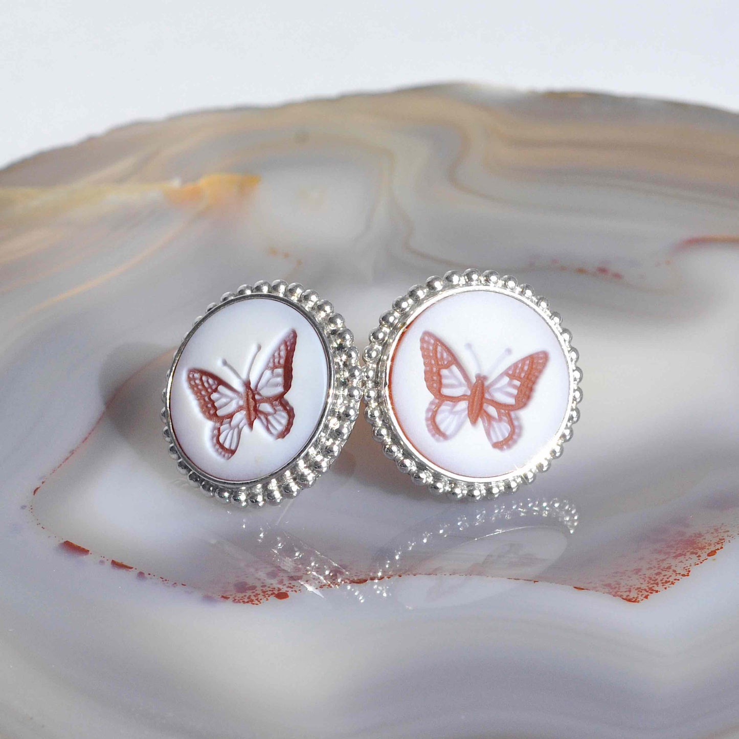 van cleef butterfly earrings