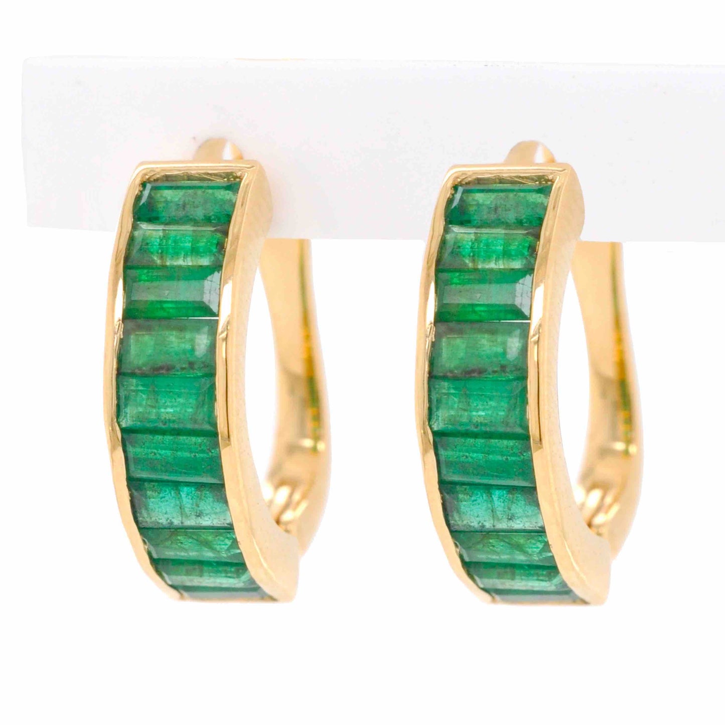 emerald green earrings