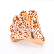 Rainbow Cocktail Ring