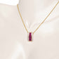 necklace ruby pendant
