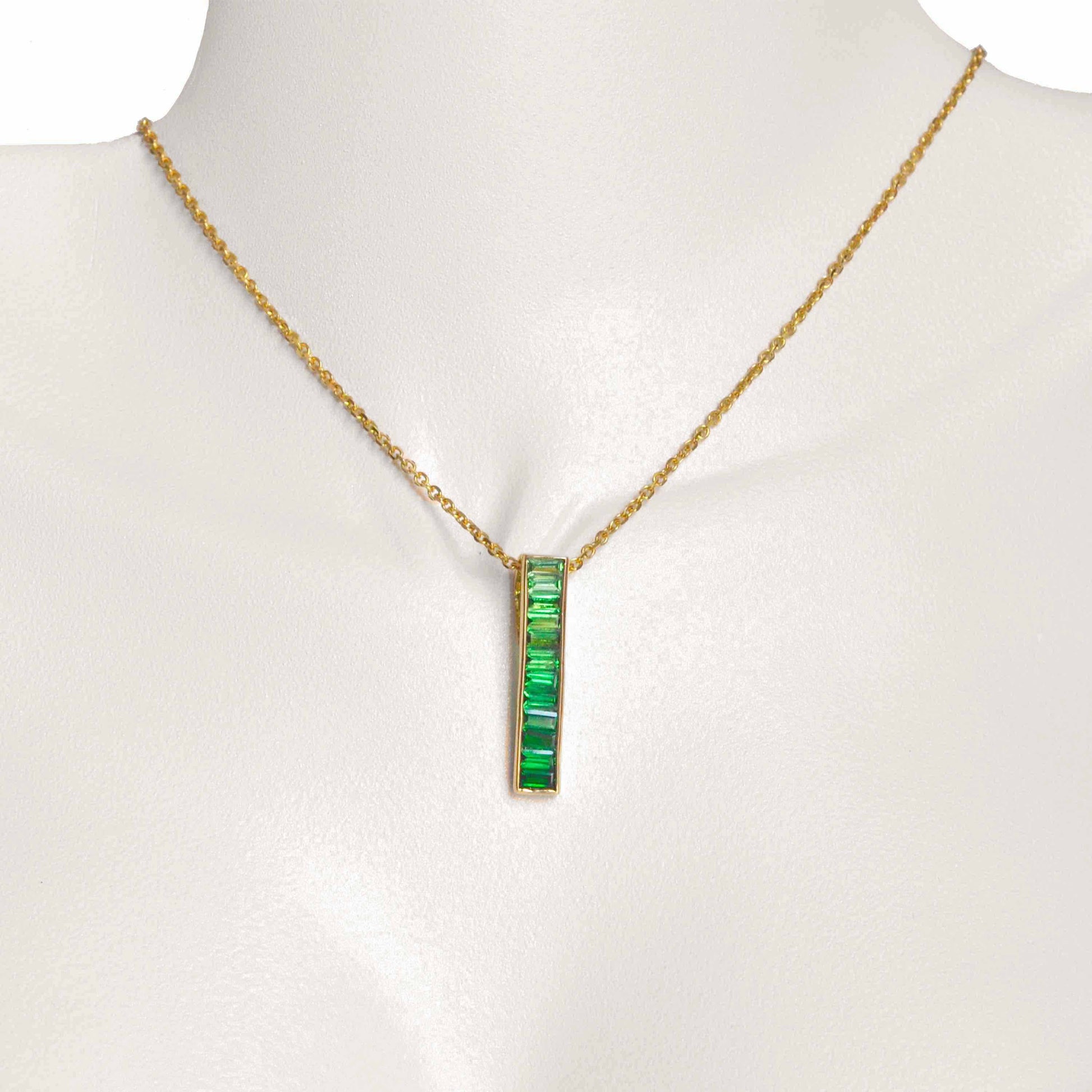 Tsavorite pendant