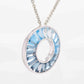 sky blue topaz pendant gold