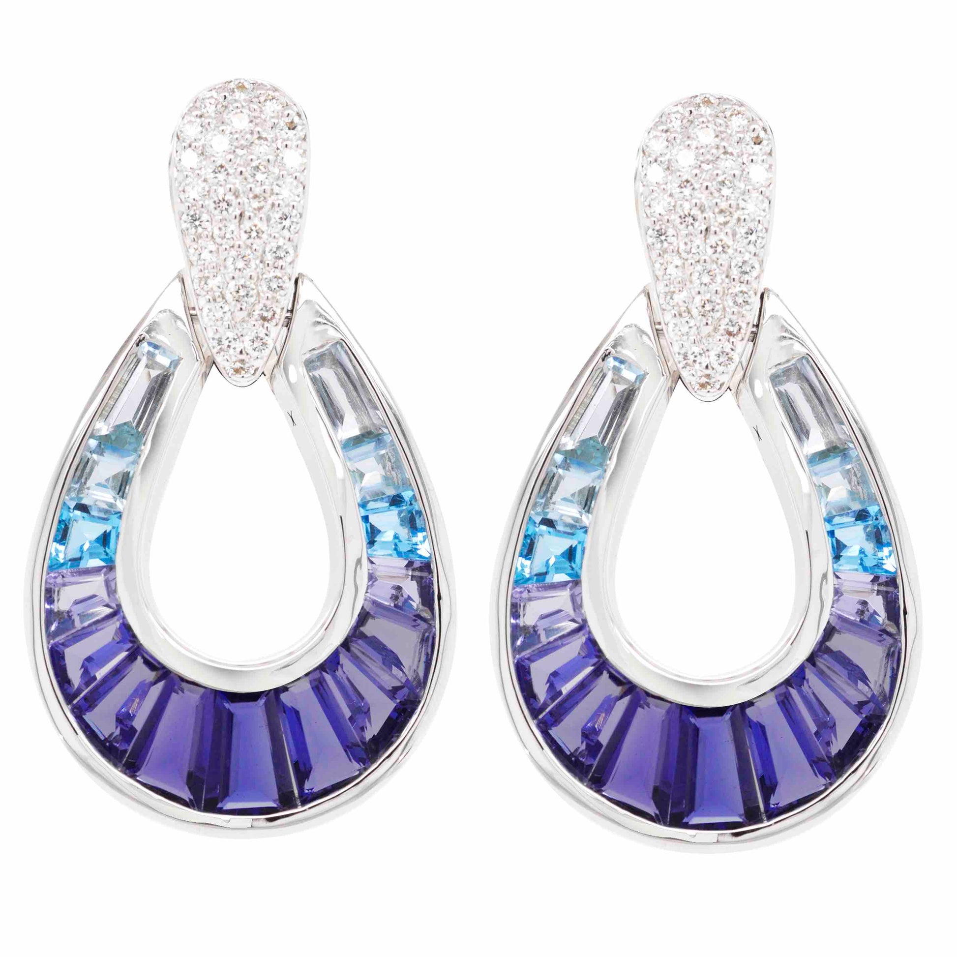 Topaz earrings
