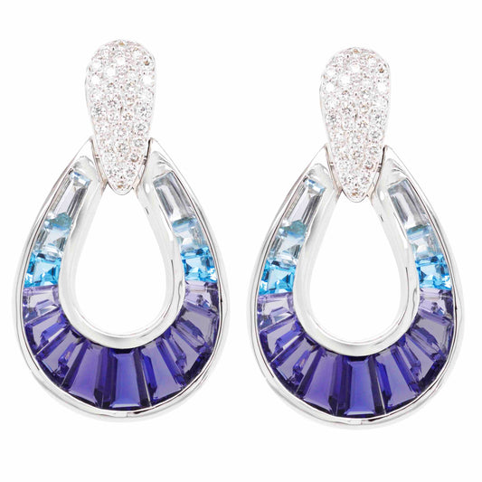 Topaz earrings