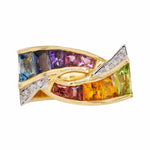 Multicolor Diamond Ring