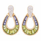 doorknocker earrings gold | David Webb doorknocker earrings