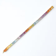 Tennis Bracelet: Rainbow Octagon Link Edition