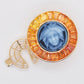 Cameo Versace Medusa Yellow Sapphire Brooch