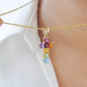 Linear Multi Cross Pendant