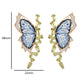 Butterfly Peridot Earrings
