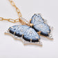 Agate Butterfly Pendant