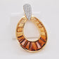 Citrine Doorknocker Pendant