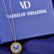 Agate Yellow Butterfly Pendant