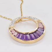 Nora Amethyst & Pink Tourmaline Set