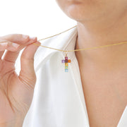 Linear Multi Cross Pendant