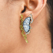 Butterfly Peridot Earrings