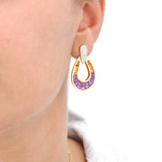 Doorknocker Ametrine Earrings