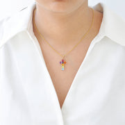 Linear Multi Cross Pendant