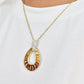 Citrine Doorknocker Pendant