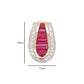 18K Gold Ruby Tapered Baguette Art Deco Diamond Pendant Necklace - Vaibhav Dhadda Jewelry