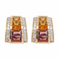 18K yellow Gold Citrine Earrings