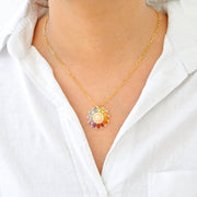 Circle Rainbow Ferris Wheel Pendant