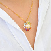 Circle Rainbow Ferris Wheel Pendant