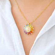 Circle Rainbow Ferris Wheel Pendant