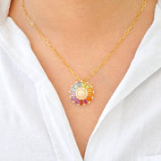 Circle Rainbow Ferris Wheel Pendant