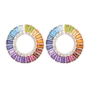 Rainbow Multi Curve Earrings