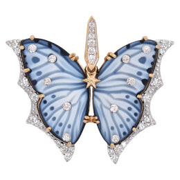Agate Butterfly Pendant