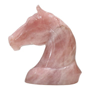 5.25 Kg Rose Quartz Horse Hand-Carved Sculpture Figurine