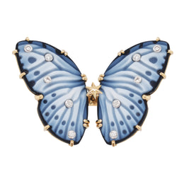 Butterfly Agate Cocktail Ring